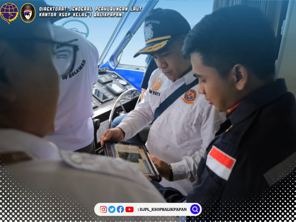 Peninjauan Pelabuhan di Wilayah Kerja KSOP Balikpapan