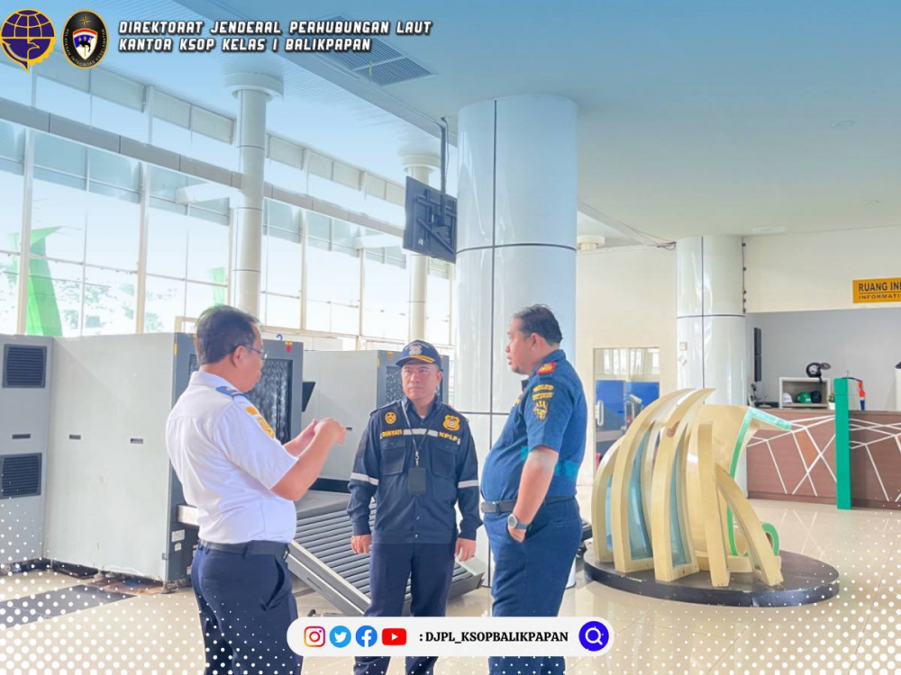 Silaturahmi Danlanal Balikpapan  Kepala Kantor KSOP Kelas I Balikpapan Capt Bharto Ari Raharjo mendapat kujungan dari Danlanal Balikpapan Kolonel Laut (P) Hendriman Putra