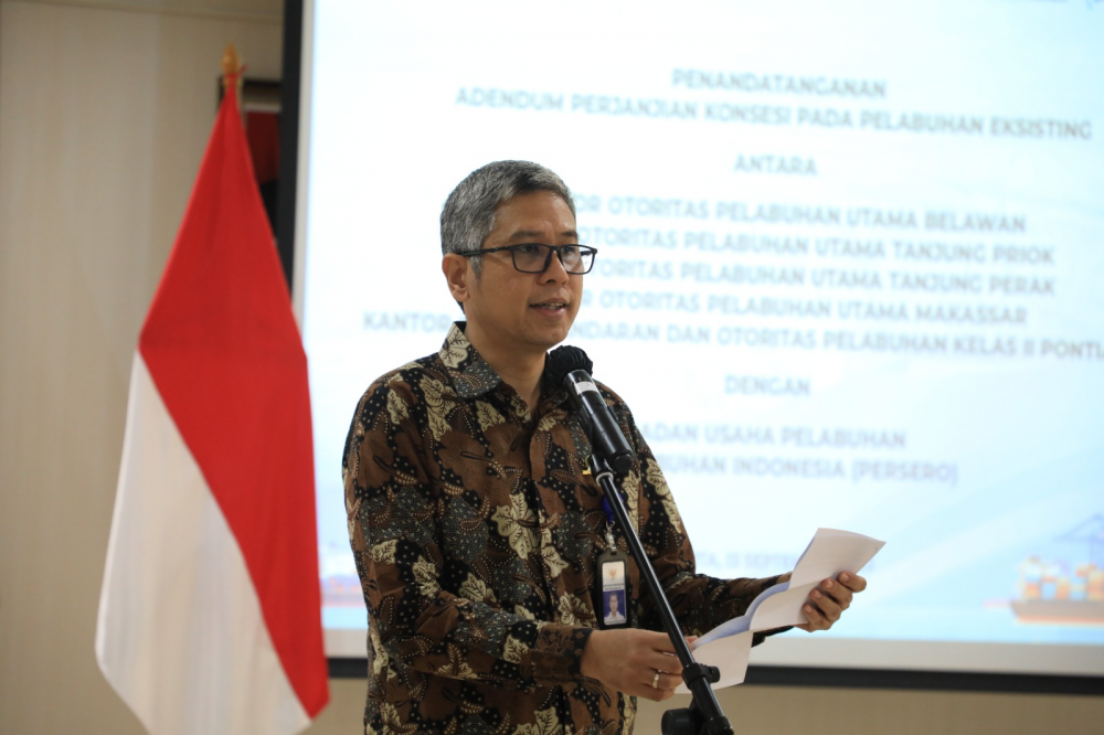 Tingkatkan Pelayanan di Sektor Transportasi Laut, Kementerian Perhubungan Tandatangani Adendum Perjanjian Konsesi Pada Pelabuhan Eksisting dengan PT Pelindo