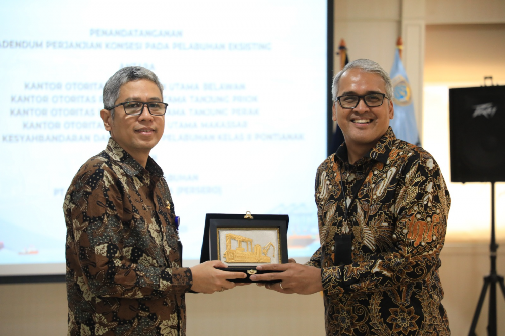 Tingkatkan Pelayanan di Sektor Transportasi Laut, Kementerian Perhubungan Tandatangani Adendum Perjanjian Konsesi Pada Pelabuhan Eksisting dengan PT Pelindo