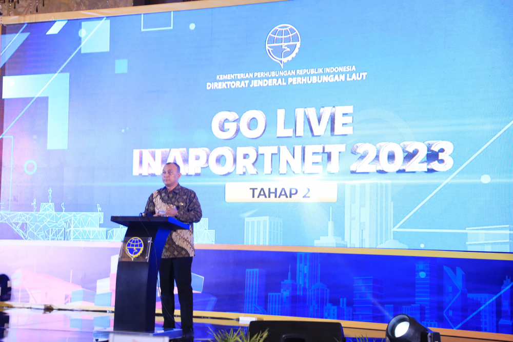 GO LIVE INAPORTNET TAHAP II TAHUN 2023, KEMENHUB KEMBALI TERAPKAN DIGITALISASI LAYANAN KAPAL DAN BARANG DI 45 PELABUHAN