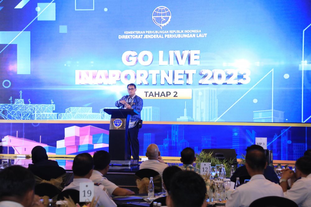 GO LIVE INAPORTNET TAHAP II TAHUN 2023, KEMENHUB KEMBALI TERAPKAN DIGITALISASI LAYANAN KAPAL DAN BARANG DI 45 PELABUHAN
