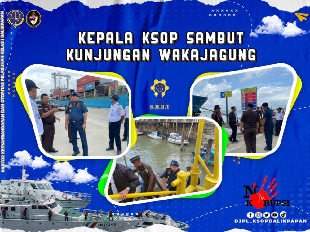 Kepala KSOP Sambut Kunjungan Wakajagung