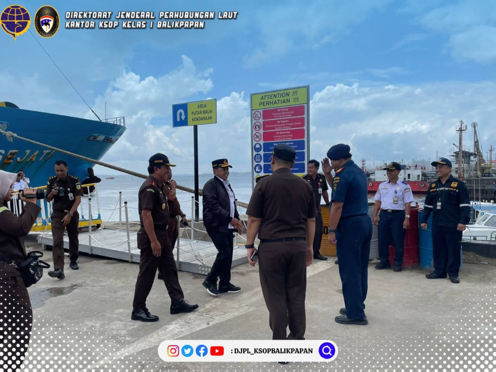Kepala KSOP Sambut Kunjungan Wakajagung