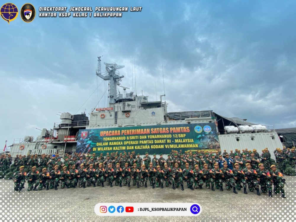 Hadiri Upacara Penerimaan Satgas Pamtas