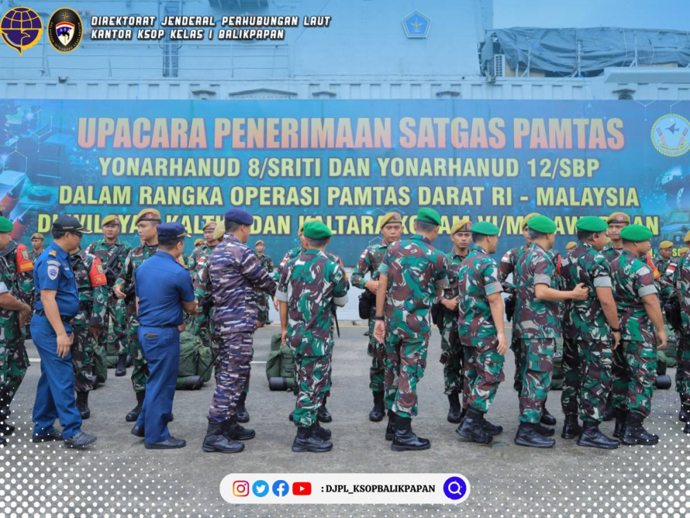 Hadiri Upacara Penerimaan Satgas Pamtas