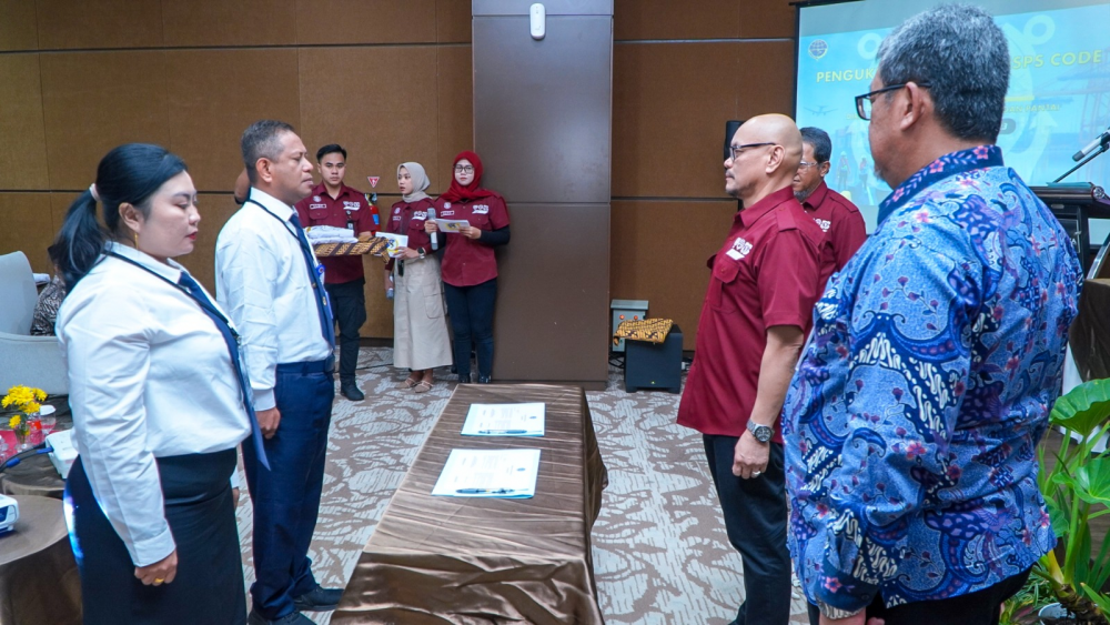 UJUNG TOMBAK KEAMANAN KAPAL DAN FASILITAS PELABUHAN, KEMENHUB KEMBALI KUKUHKAN 30 AUDITOR ISPS CODE
