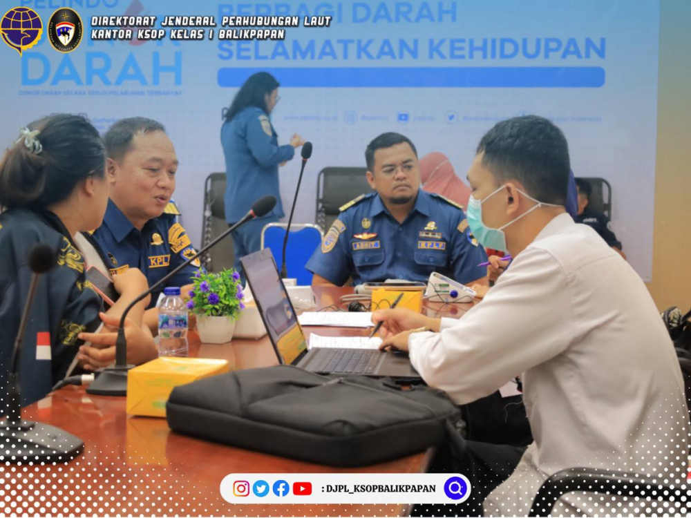 Donor Darah Rangkaian Perayaan Harhubnas 2023
