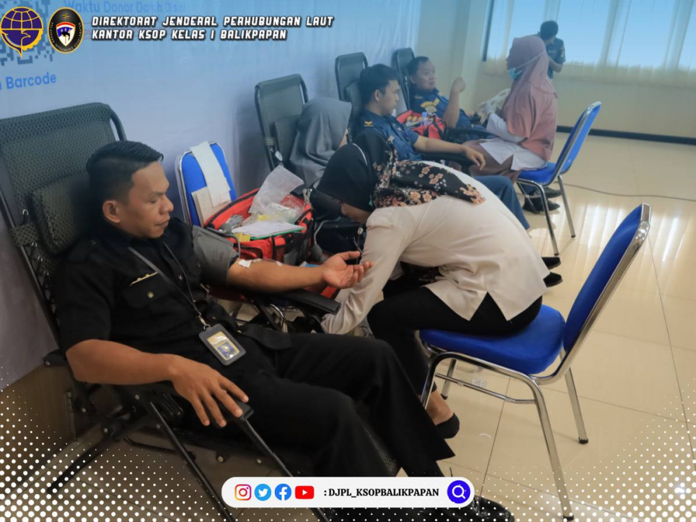 Donor Darah Rangkaian Perayaan Harhubnas 2023