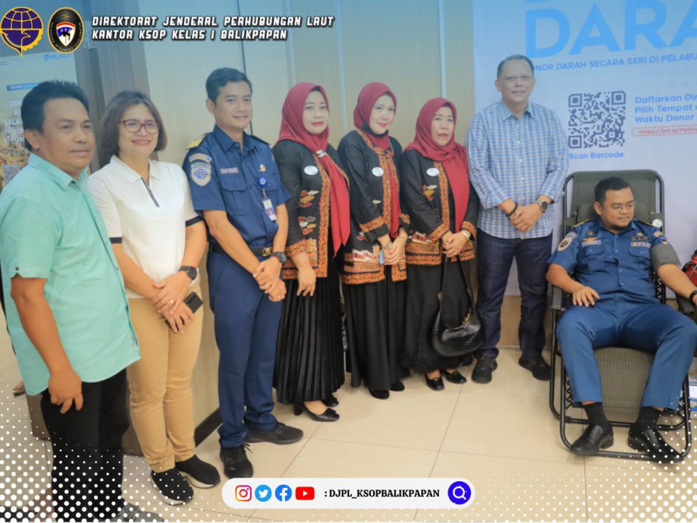 Donor Darah Rangkaian Perayaan Harhubnas 2023