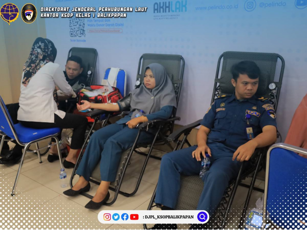 Donor Darah Rangkaian Perayaan Harhubnas 2023