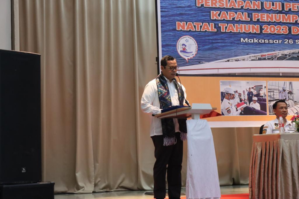 Jelang Angkutan Nataru, Kemenhub Mulai Lakukan Persiapan Uji Petik Kelaiklautan Kapal Penumpang di Makassar