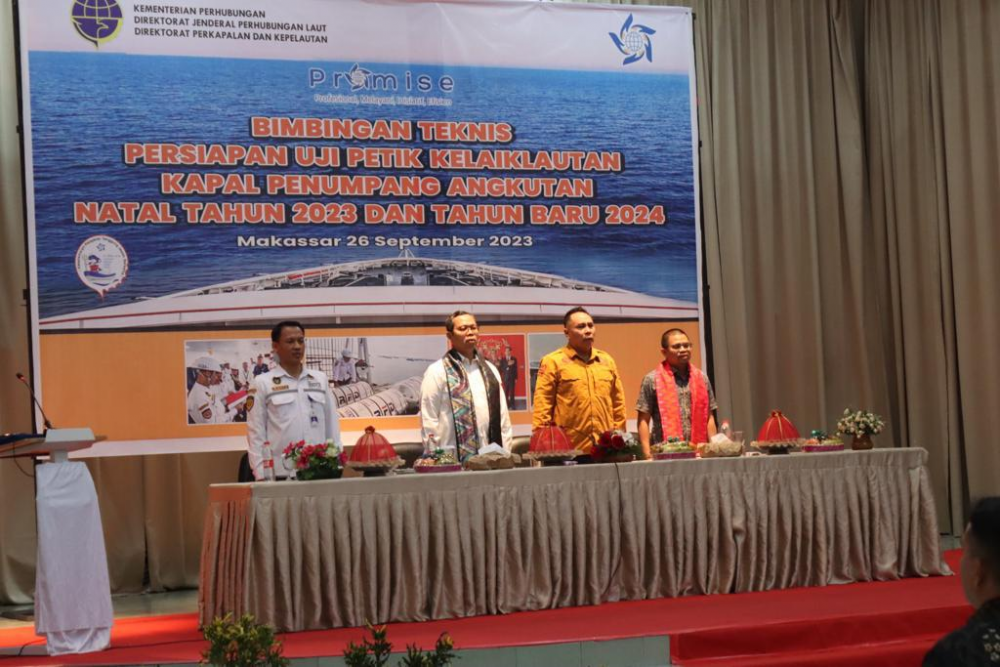 Jelang Angkutan Nataru, Kemenhub Mulai Lakukan Persiapan Uji Petik Kelaiklautan Kapal Penumpang di Makassar