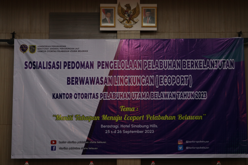 =Sosialisasi Pedoman Pengelolaan Pelabuhan Berkelanjutan Berwawasan Lingkungan (Ecoport)=