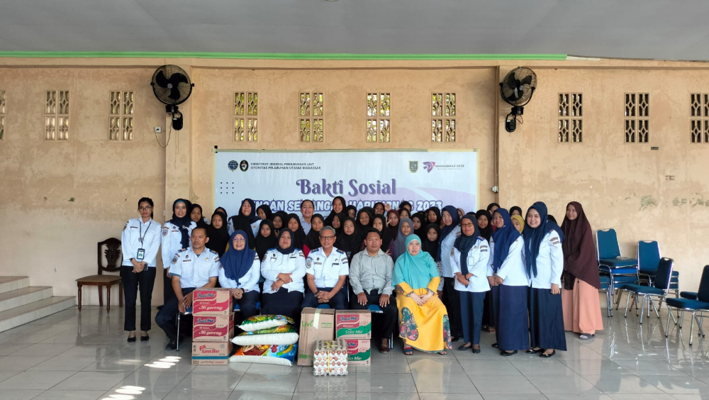 Bakti Sosial Kantor Otoritas Pelabuhan Utama Makassar