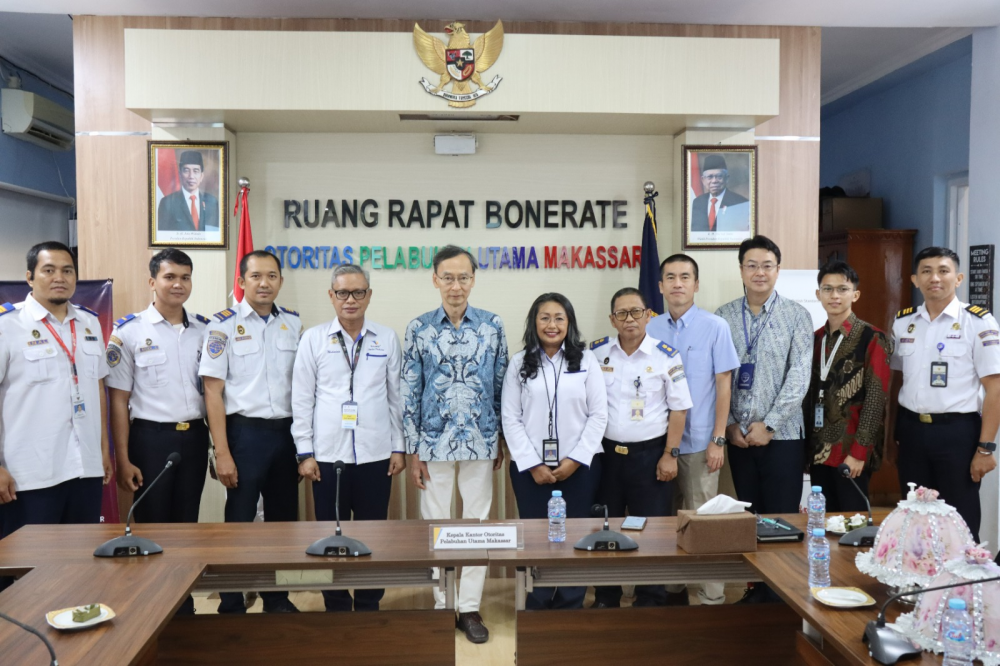 Kunjungan JICA Expert Team di Kantor Otoritas Pelabuhan Utama Makassar