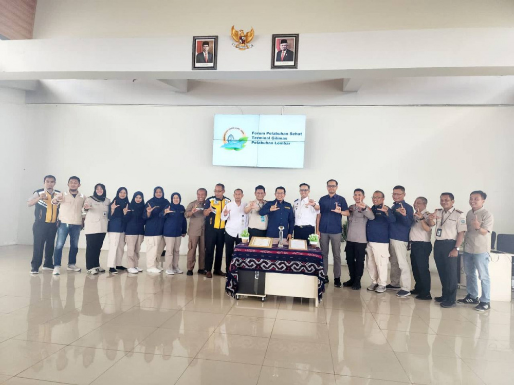 Banchmarking Pelabuhan Gilimas sebagai Pelabuhan Sehat.