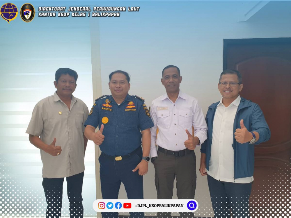 Silaturahmi Kepala KSOP Balikpapan ke Otorita IKN dan Kejati Kaltim