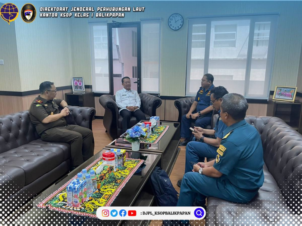 Silaturahmi Kepala KSOP Balikpapan ke Otorita IKN dan Kejati Kaltim
