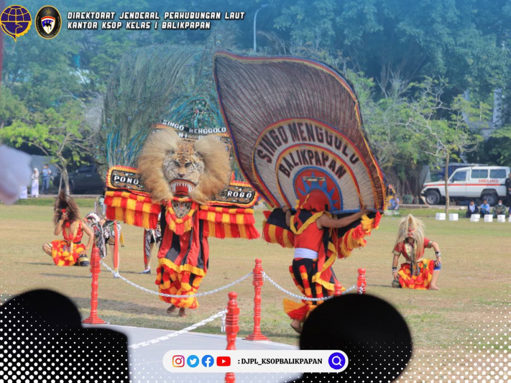 Kepala KSOP Kelas I Balikpapan Hadiri Upacara HUT TNI Ke 78