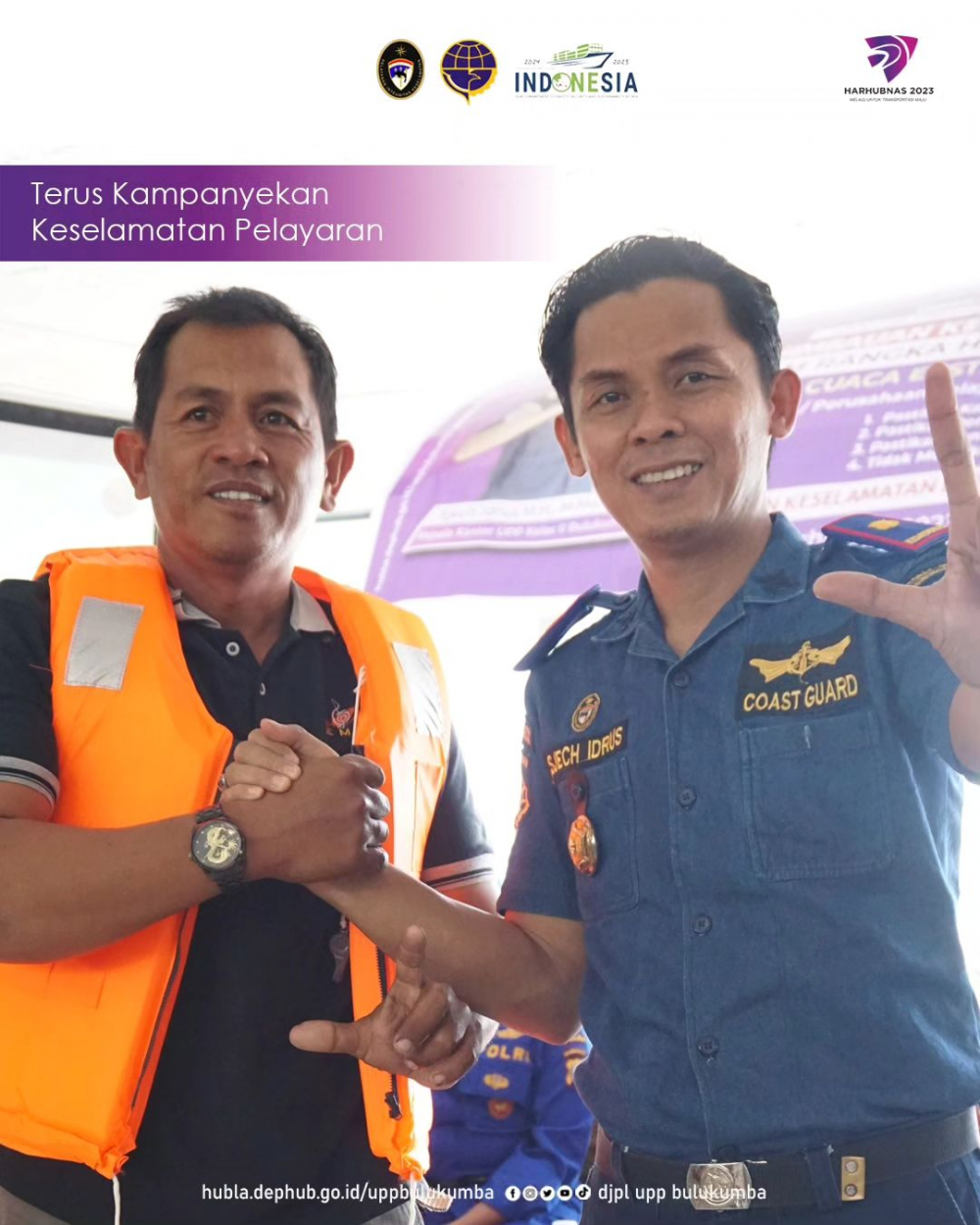 Kampanye Keselamatan Pelayaran dalam rangka HARHUBNAS Tahun 2023