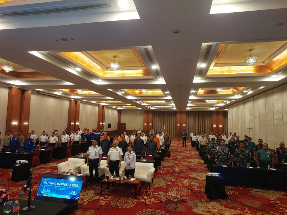 LATIHAN PENCEMARAN MINYAK DI LAUT, NATIONAL MARPOLEX 2023 RESMI DIBUKA
