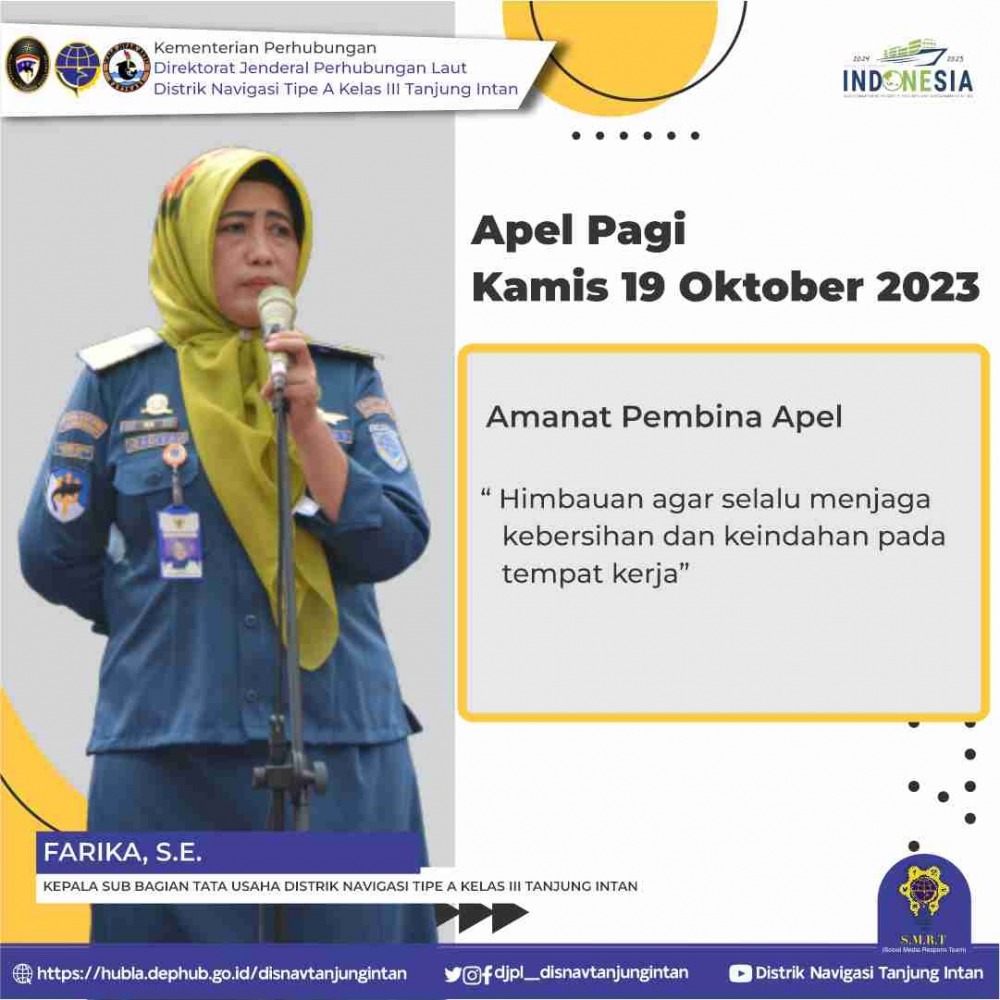 Apel Pagi Distrik Tanjung Intan