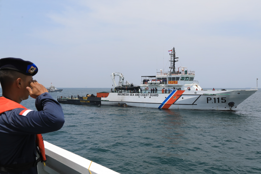 KEMENHUB GELAR LATIHAN NATIONAL MARPOLEX 2023 DI PERAIRAN PELABUHAN TANJUNG PRIOK