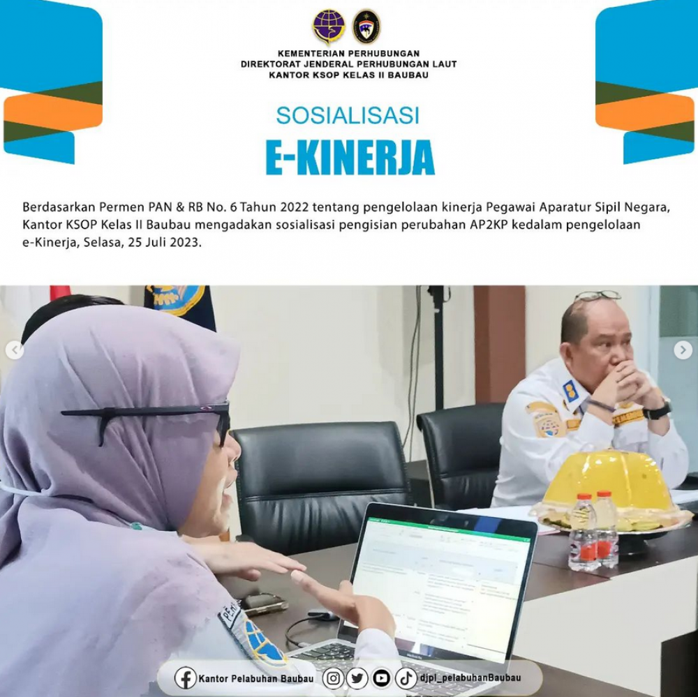 Sosialisasi E-Kinerja