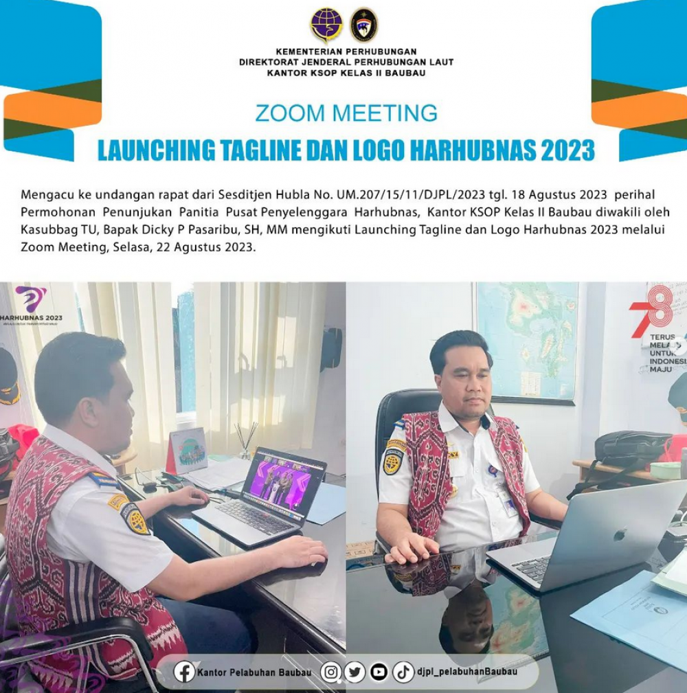 Launching Tagline dan Logo Harhubnas