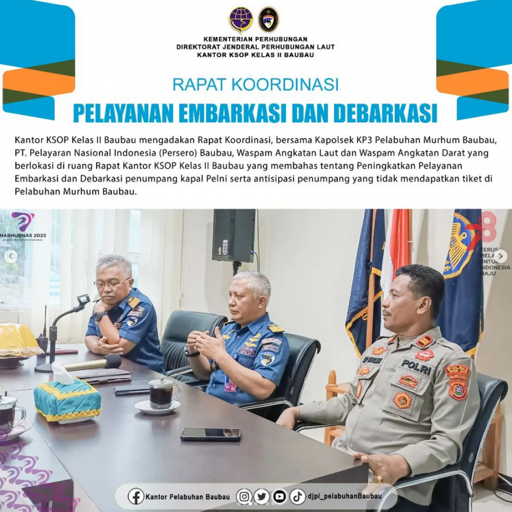 Rapat Koordinasi Pelayanan Embarkasi dan Debarkasi