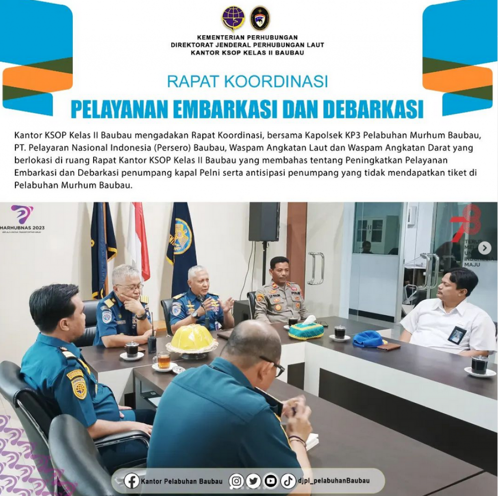 Rapat Koordinasi Pelayanan Embarkasi dan Debarkasi
