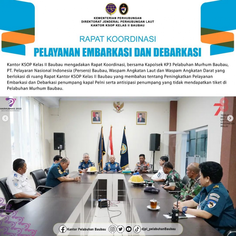 Rapat Koordinasi Pelayanan Embarkasi dan Debarkasi
