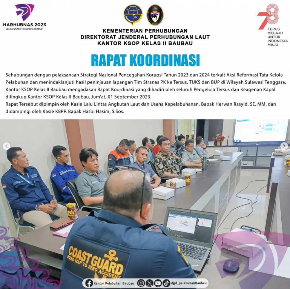 Rapat Koordinasi Pelaksanaan Stranas PK