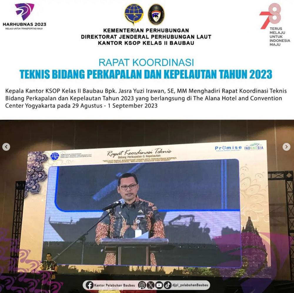 Rakornis Bidang Perkapalan dan Kepelautan