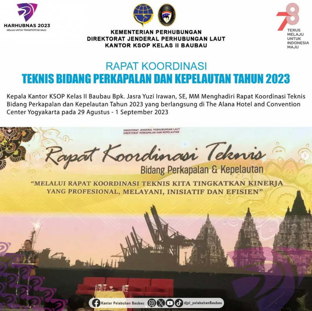 Rakornis Bidang Perkapalan dan Kepelautan