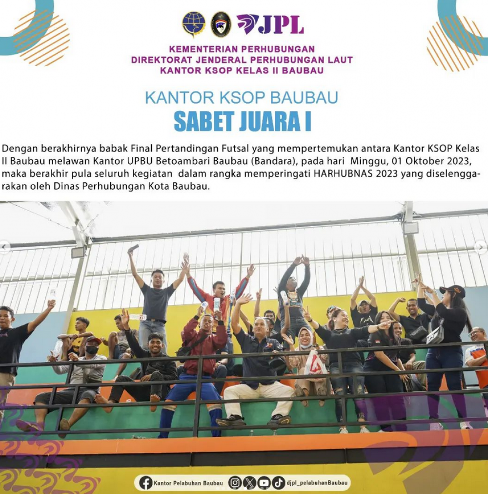 Kantor KSOP Sabet Juara 1 Futsal