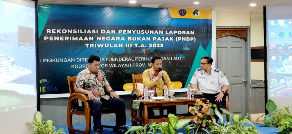 Rekonsiliasi dan Penyusunan Laporan PNBP Tahap Triwulan III Tahun 2023  tingkat Wilayah NTB