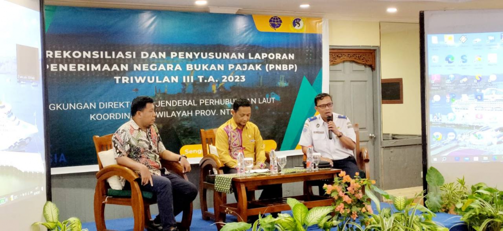 Rekonsiliasi dan Penyusunan Laporan PNBP Tahap Triwulan III Tahun 2023  tingkat Wilayah NTB