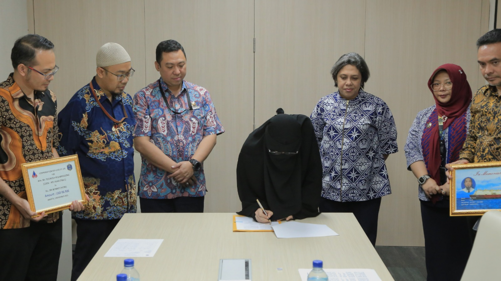 PENUHI HAK PELAUT YANG MENINGGAL DUNIA, KEMENHUB APRESIASI PERUSAHAAN PEMEGANG SIUPPAK