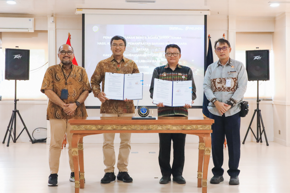 KEMENHUB DAN PELINDO SEPAKATI KERJA SAMA PEMANFAATAN BMN DI PELABUHAN LABUAN BAJO