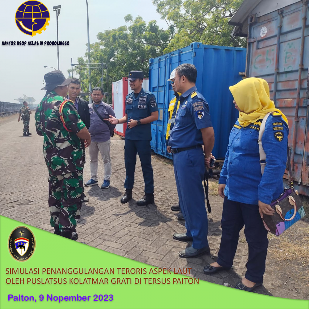 Tersus Paiton Lakukan Latihan Simulasi Penanggulangan Teroris Aspek Laut