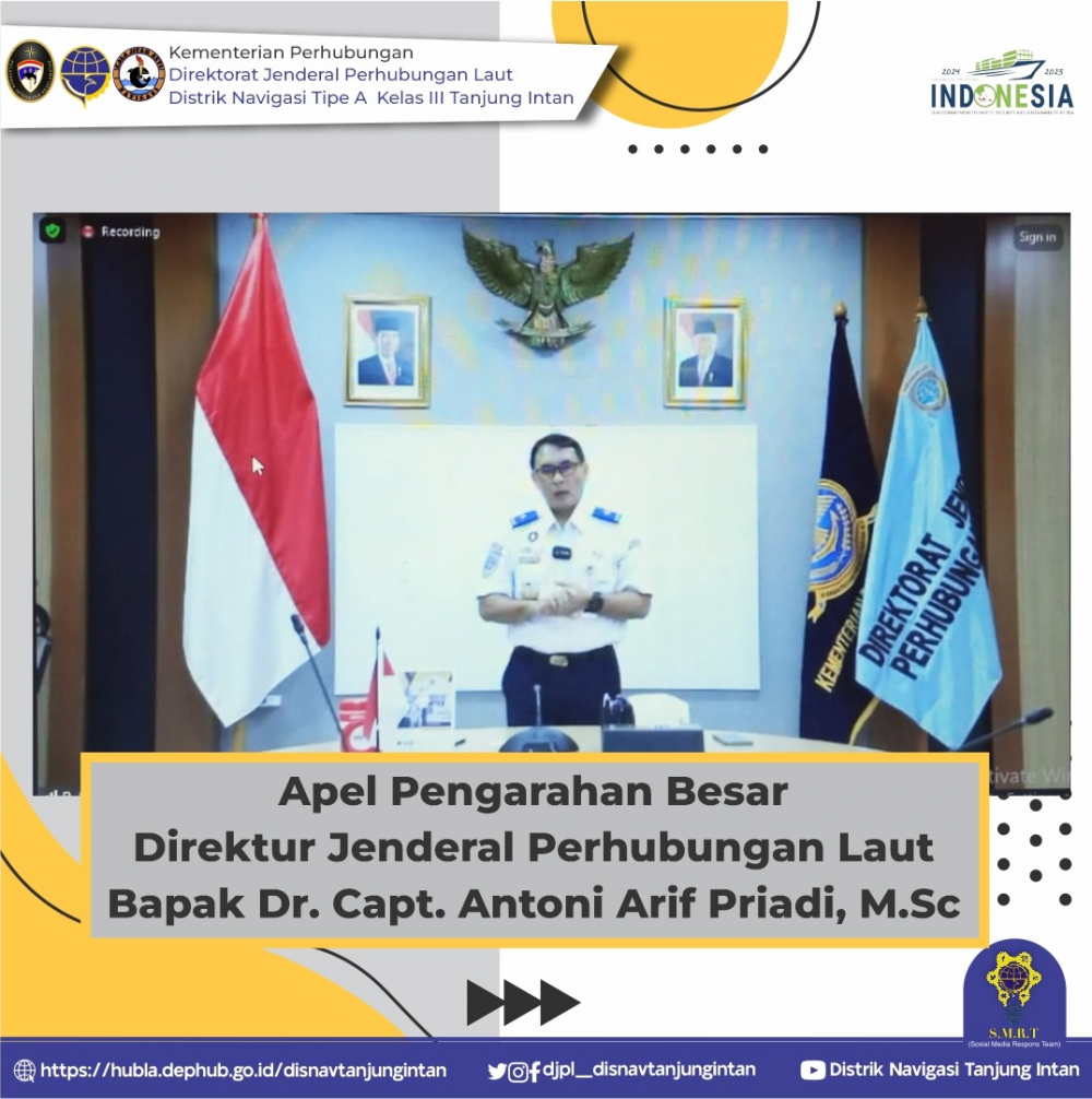 Apel Pengarahan Besar Direktur Jenderal Perhubungan Laut