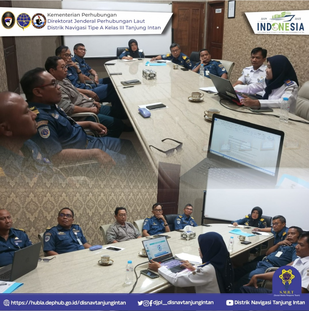 Pemeriksaan Kesehatan Lingkungan Kerja Pelayaran di Distrik Navigasi Tipe A Kelas III Tanjung Intan oleh Balai Kesehatan Kerja Pelayaran Kemenhub.