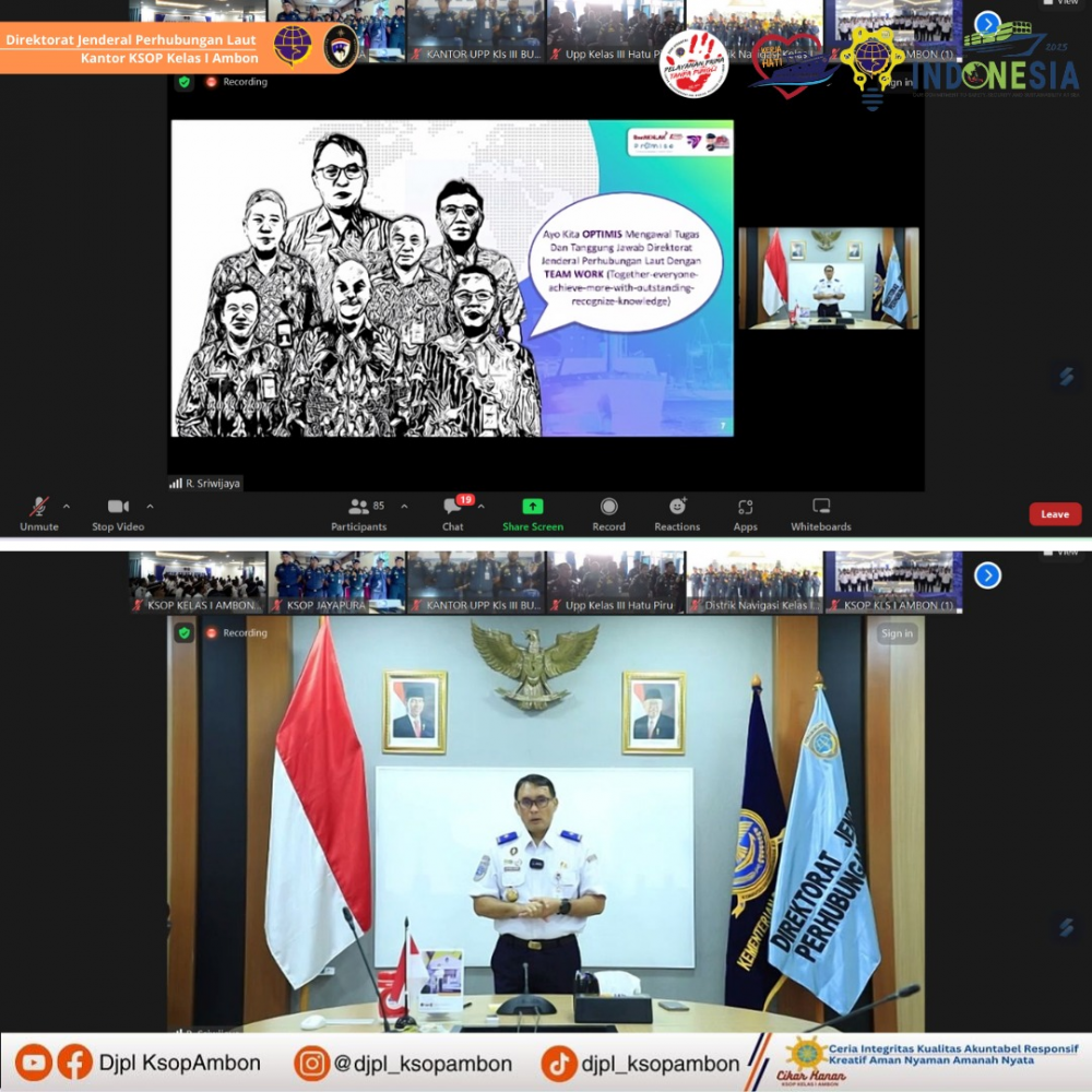 Apel Pengarahan Besar Direktur Jenderal Perhubungan Laut