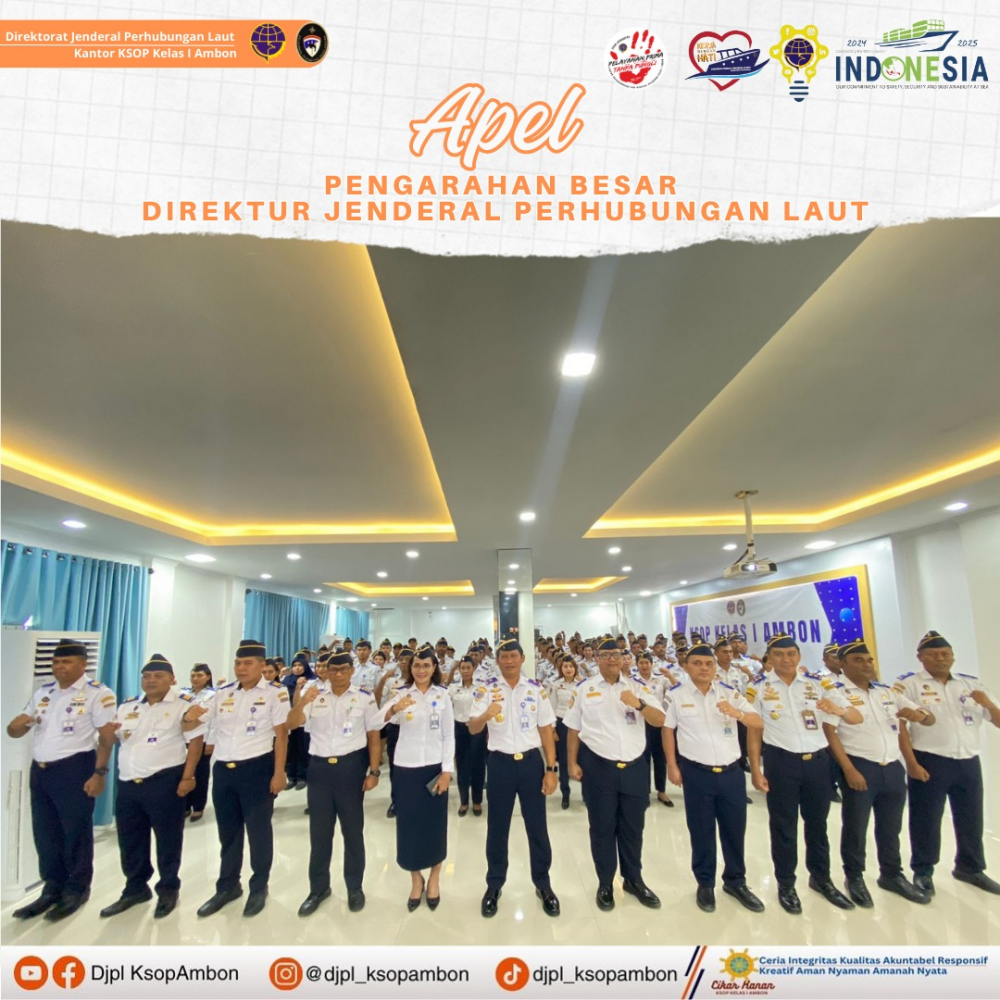 Apel Pengarahan Besar Direktur Jenderal Perhubungan Laut