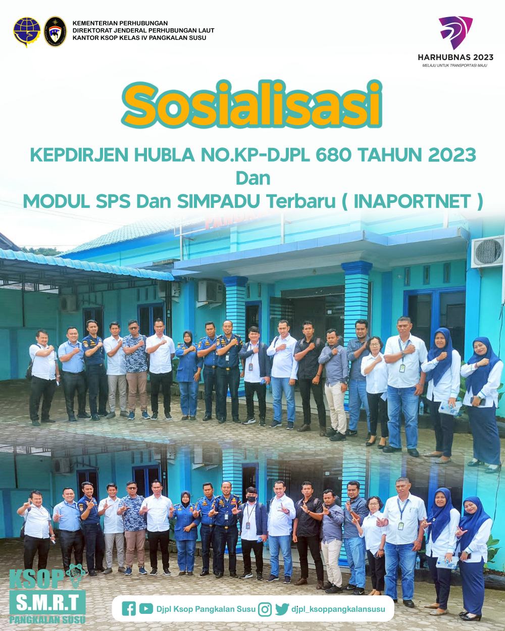 SOSIALISASI MODUL SIMPADU INAPORTNET (06 Nov 23)