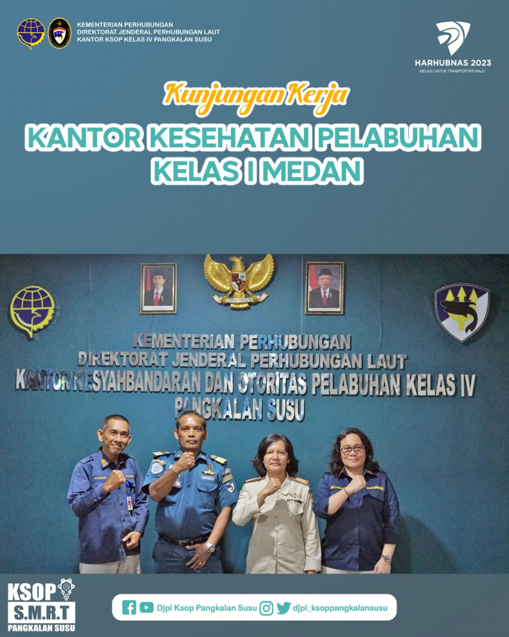 Kunjungan Kerja Kantor Kesehatan Pelabuhan Kelas I Medan