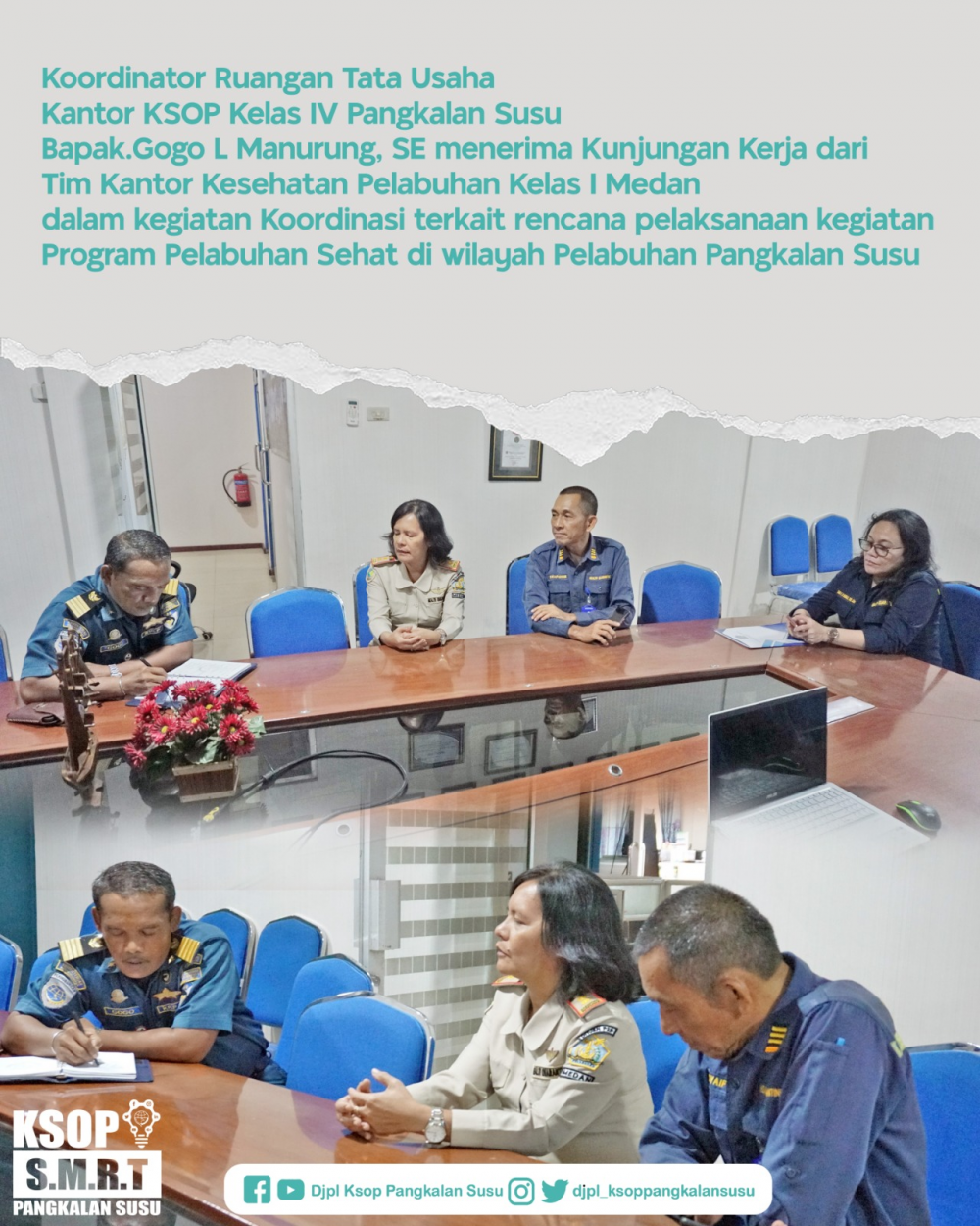 Kunjungan Kerja Kantor Kesehatan Pelabuhan Kelas I Medan