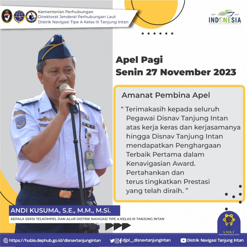 Apel Pagi Distrik Tanjung Intan